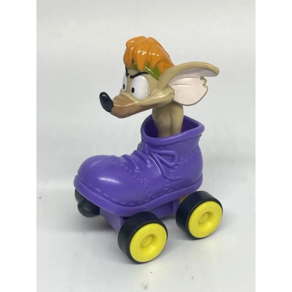 Vintage Disneys Oliver and Company Kids Meal‎ Toys LOT of 4